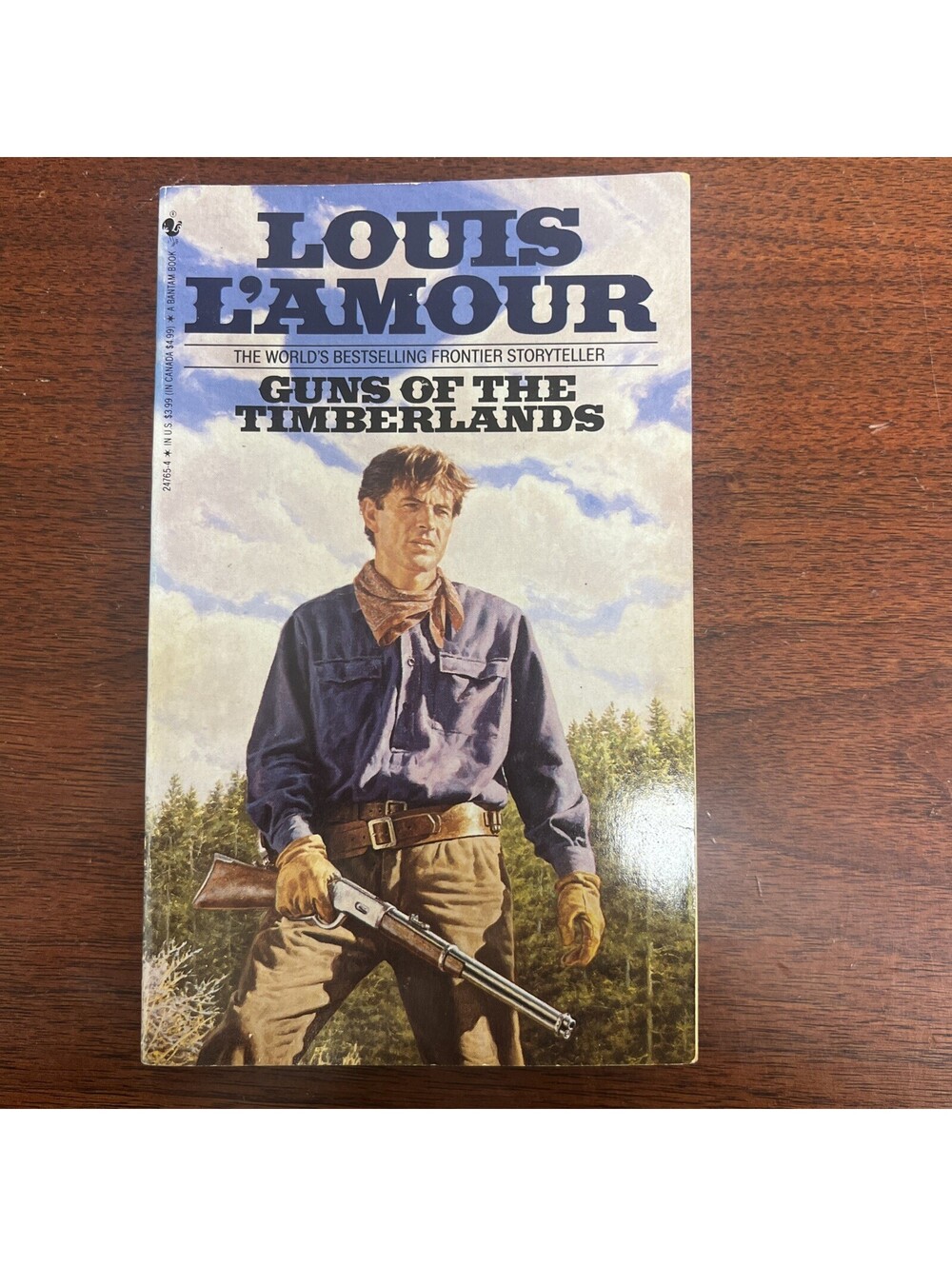 Guns of the Timberlands by Louis L'Amour - 1985 Bantam Western Paperback